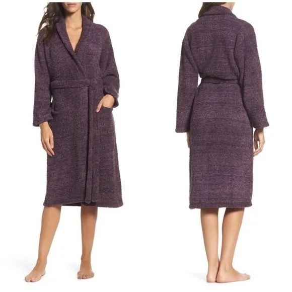✨ Barefoot Dreams CozyChic AdultPurple Robe 2