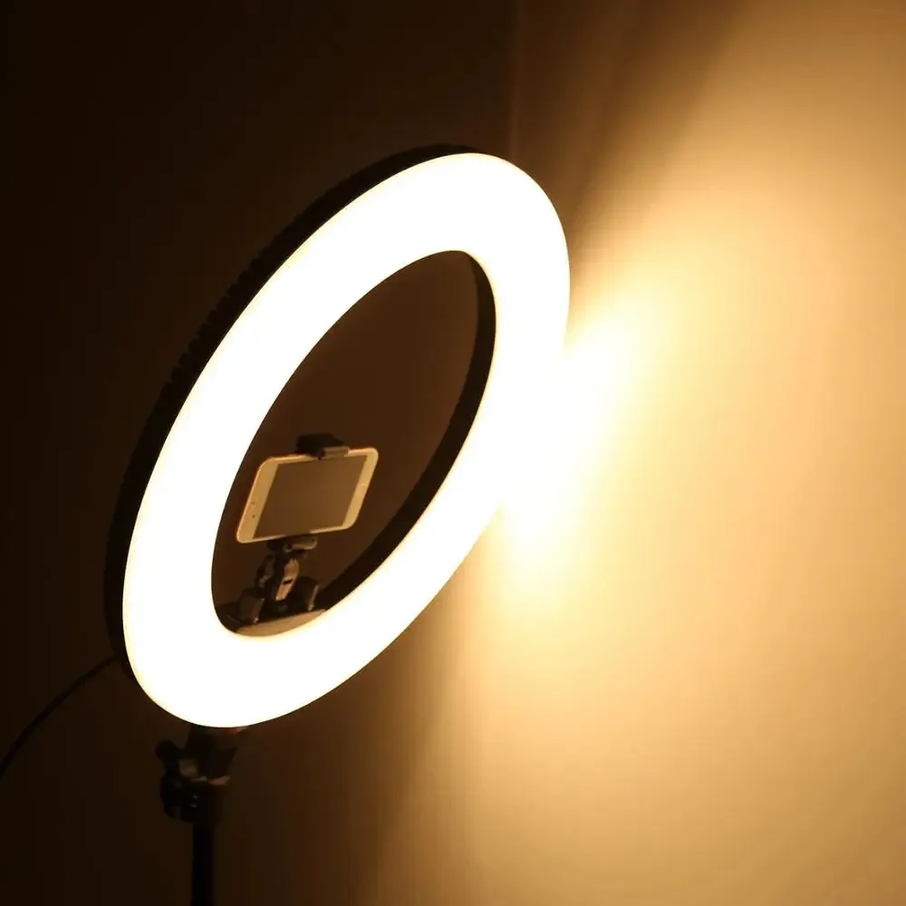 18" Professional Ring Light with Phone & Camera Holder