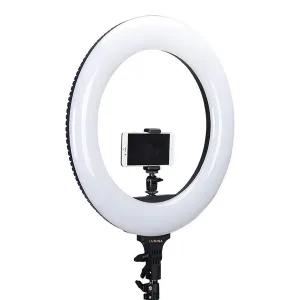 18" Professional Ring Light with Phone & Camera Holder