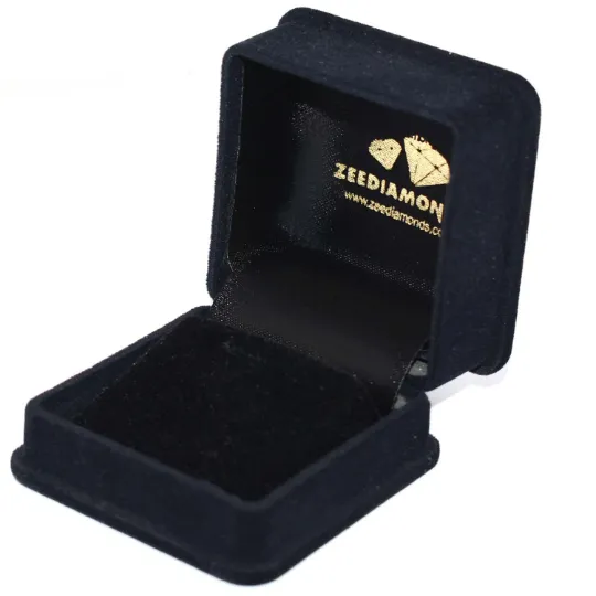 2 Ct Certified Amazing Black Diamond Solitaire Ring, Stylish Design & Ideal Gift for Wife