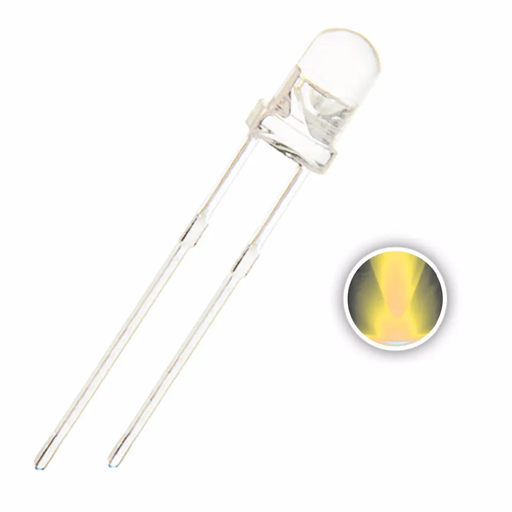 3mm Warm White LED