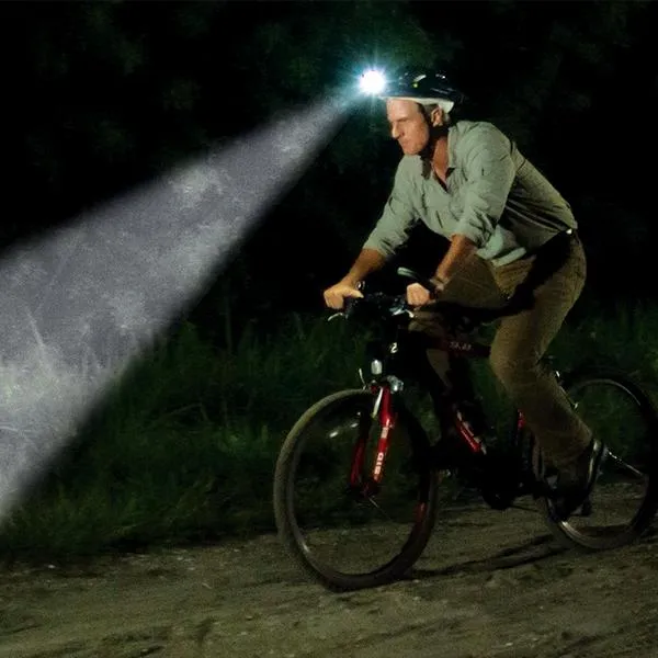 5000 Lux Tactical Military-Grade Adjustable-Focus LED Headlamp With 3 Beam Modes