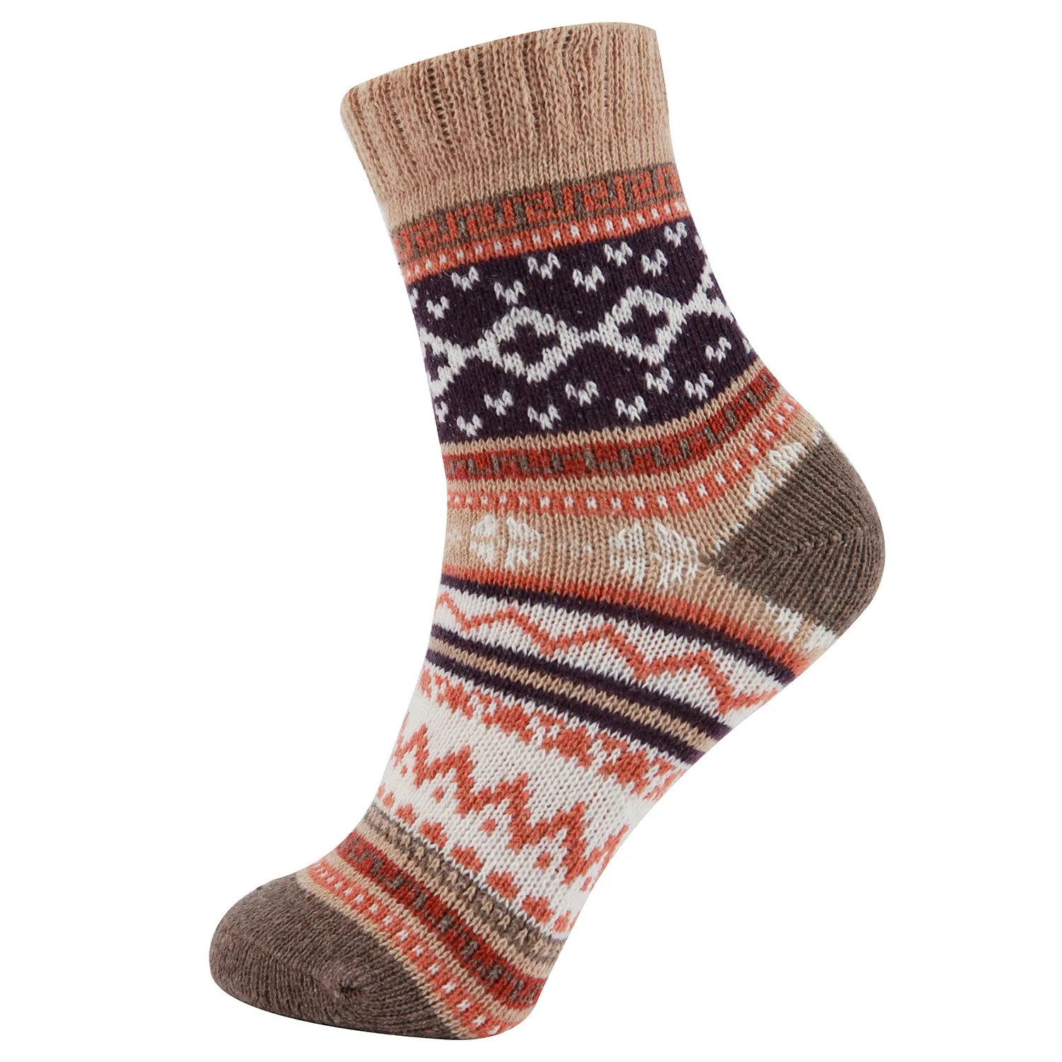 AAS Fun Colorful Wool Warm Knitting Socks Christmas