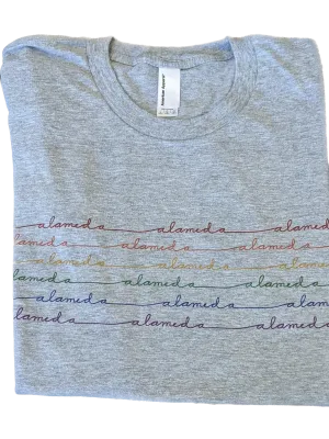 ALAMEDA RAINBOW WAVE UNISEX TEE