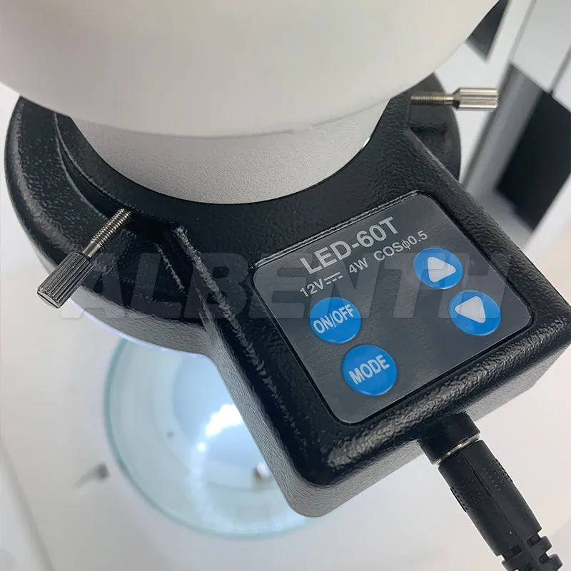 Albenth 60 LED 4W Microscope Ring Illuminator With 4-divided Segments