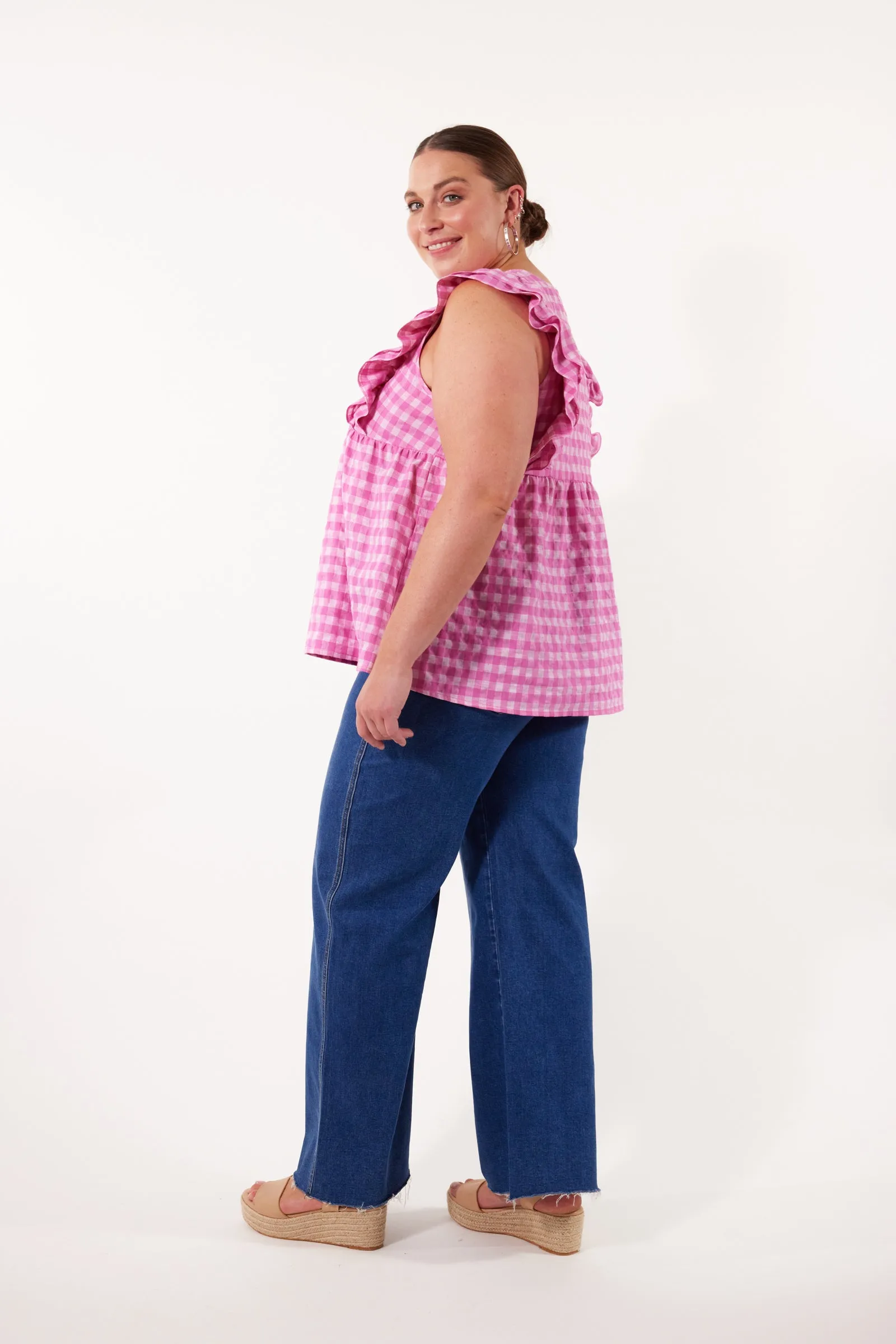 Alfresco Frill Top - Carnival