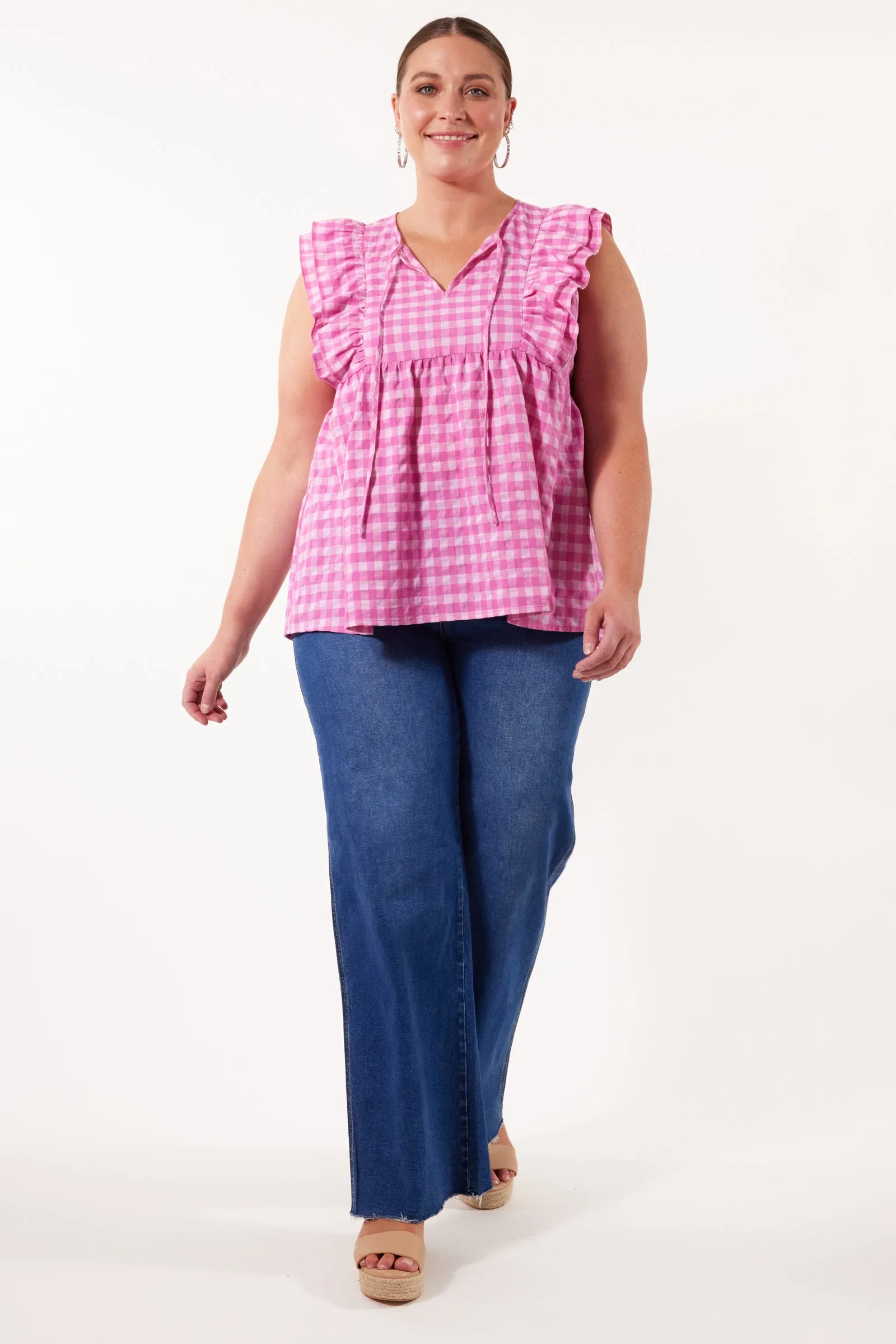 Alfresco Frill Top - Carnival