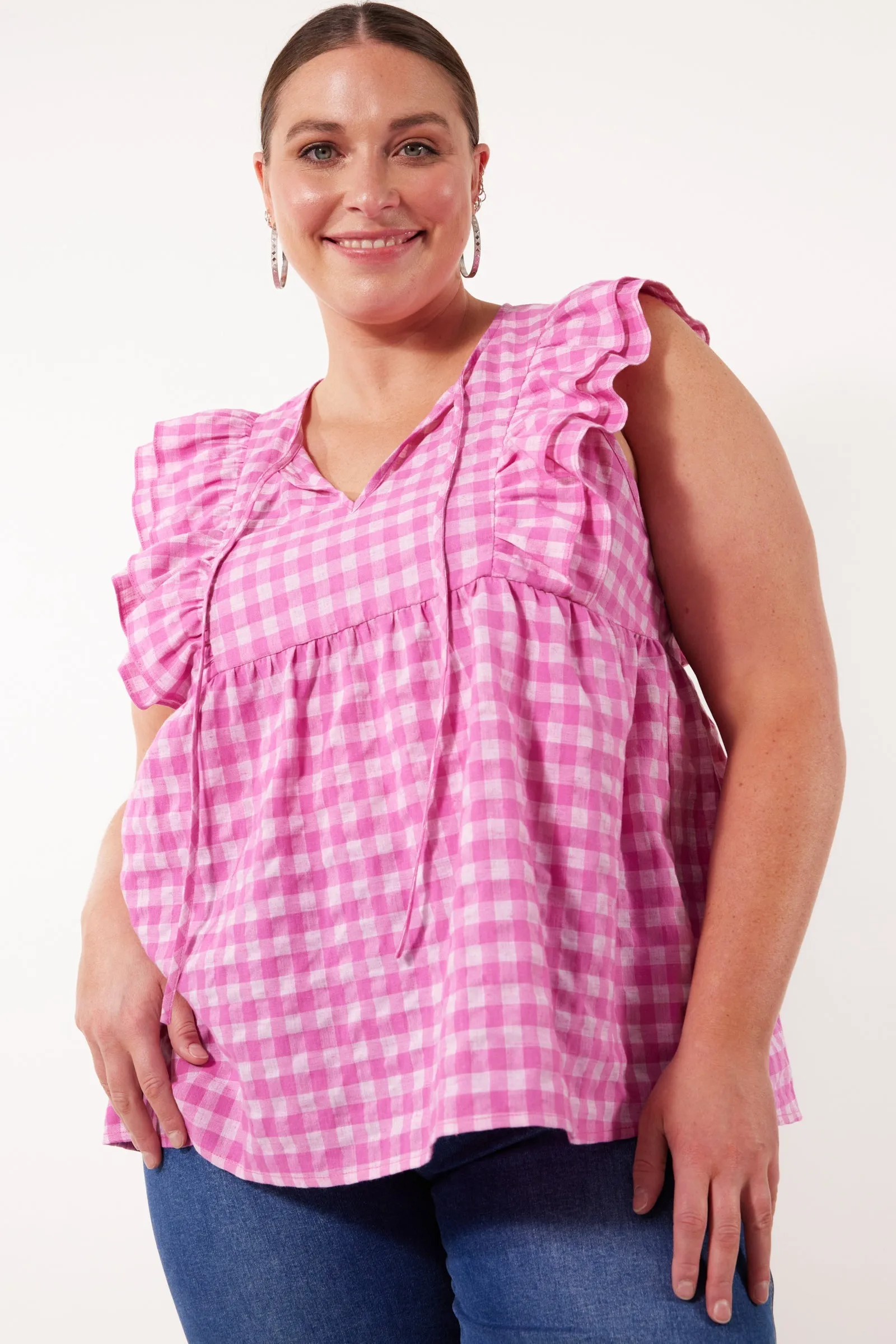 Alfresco Frill Top - Carnival