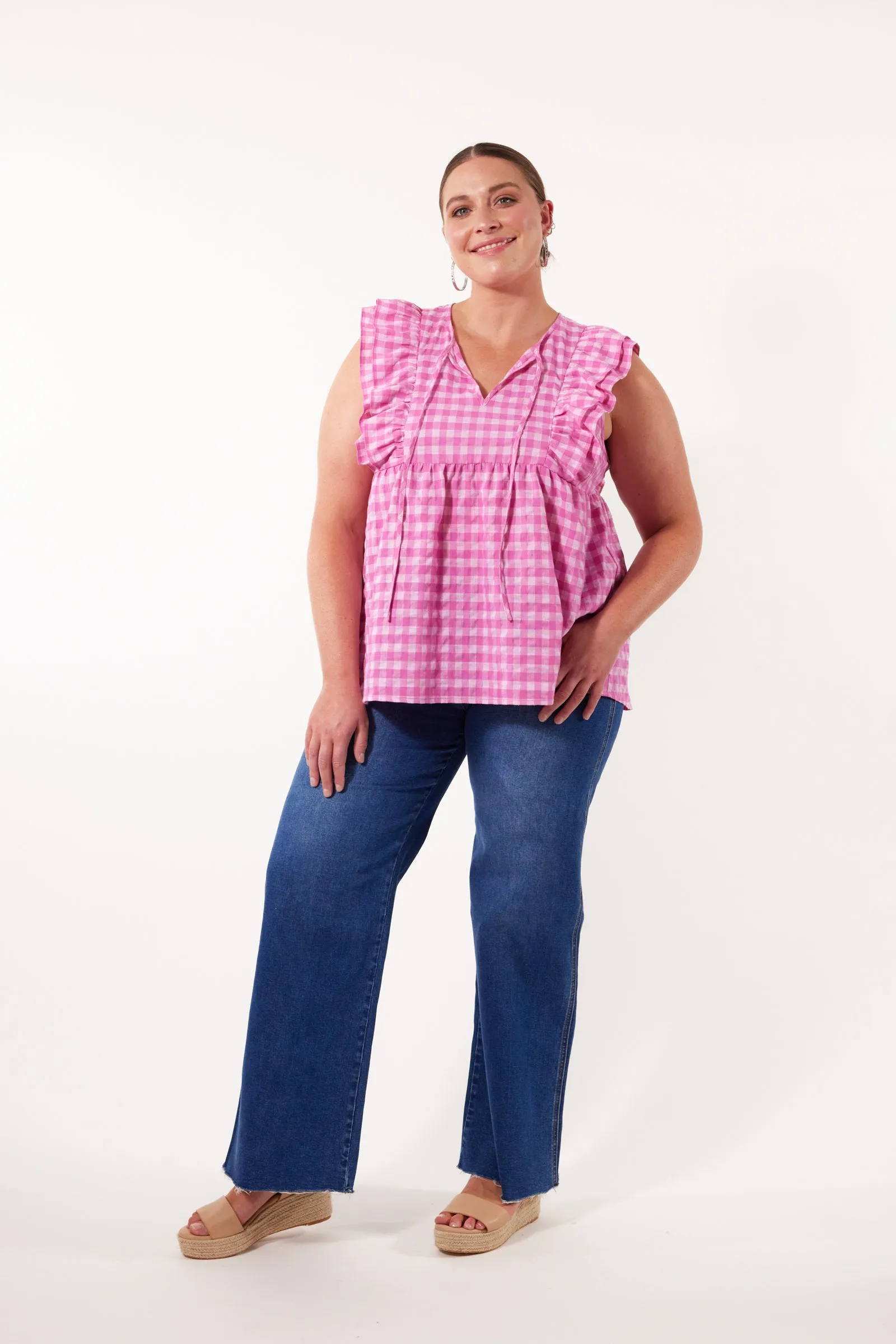 Alfresco Frill Top - Carnival