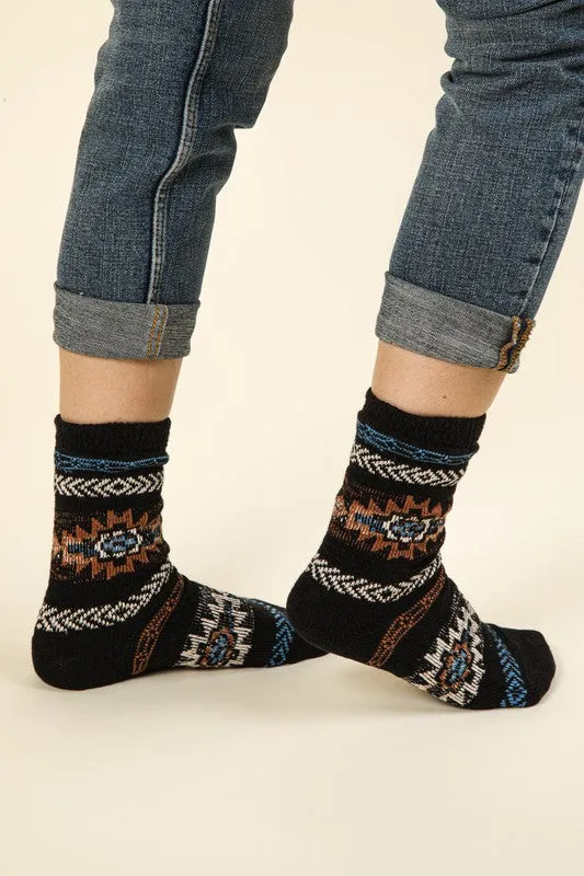 Aztec Cozy Socks