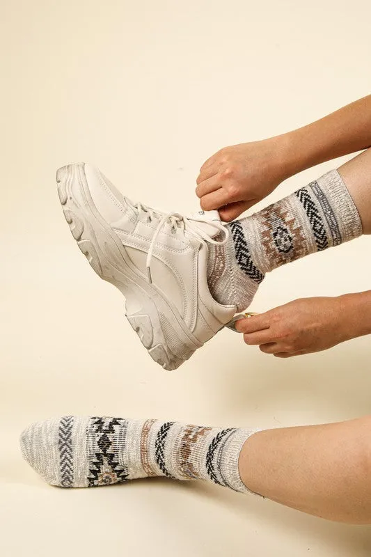 Aztec Cozy Socks
