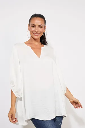 Barbados Relax Top - Coconut