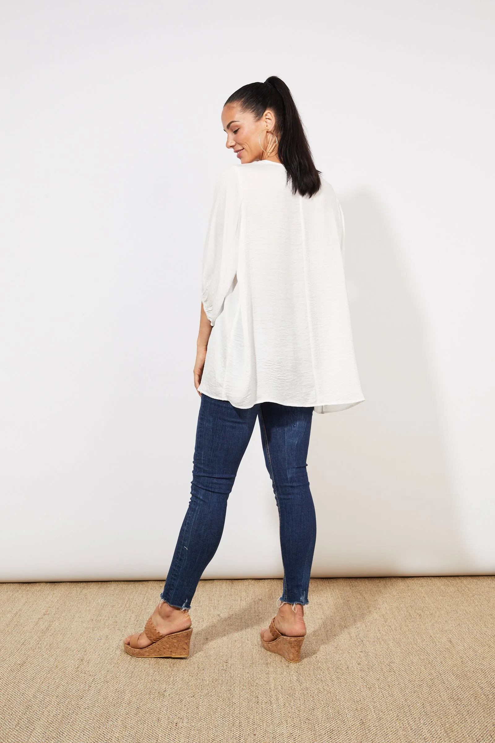 Barbados Relax Top - Coconut
