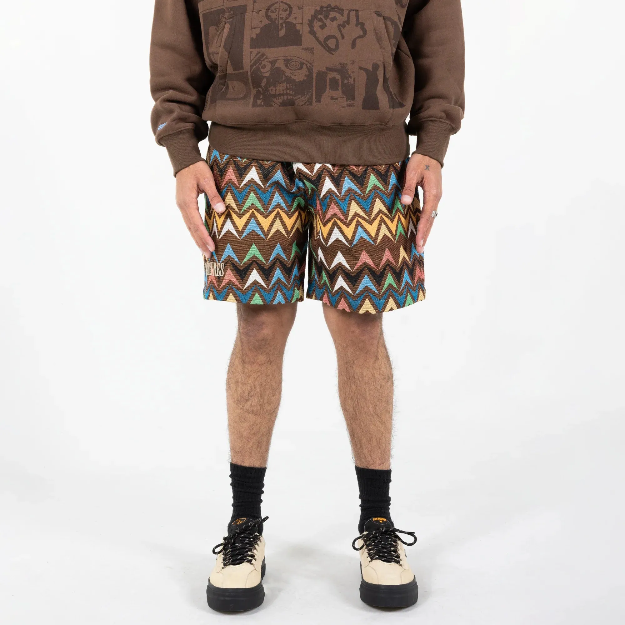 BASKET WOVEN SHORTS