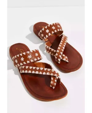 Bella Caia Crochet Sandals Night Sand