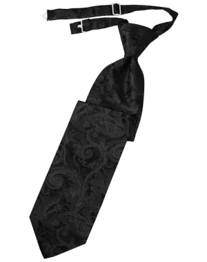 Black Tapestry Kids Necktie