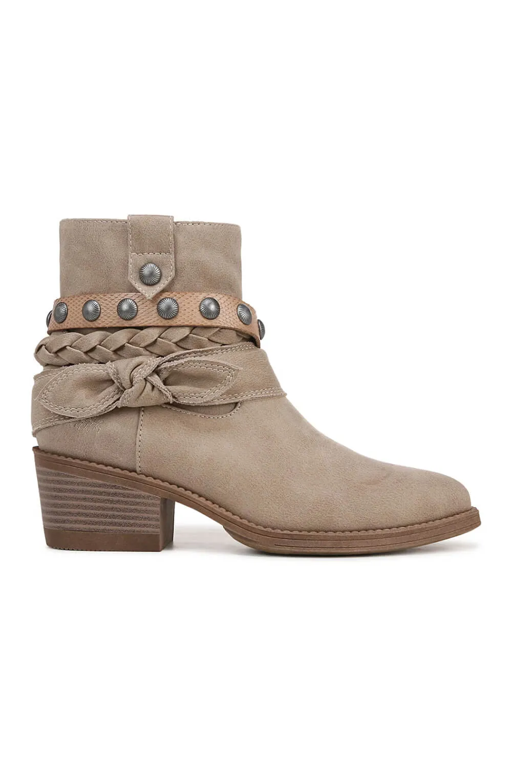 Blowfish Malibu Rally Western Booties for Women in Mushroom | J1705M1