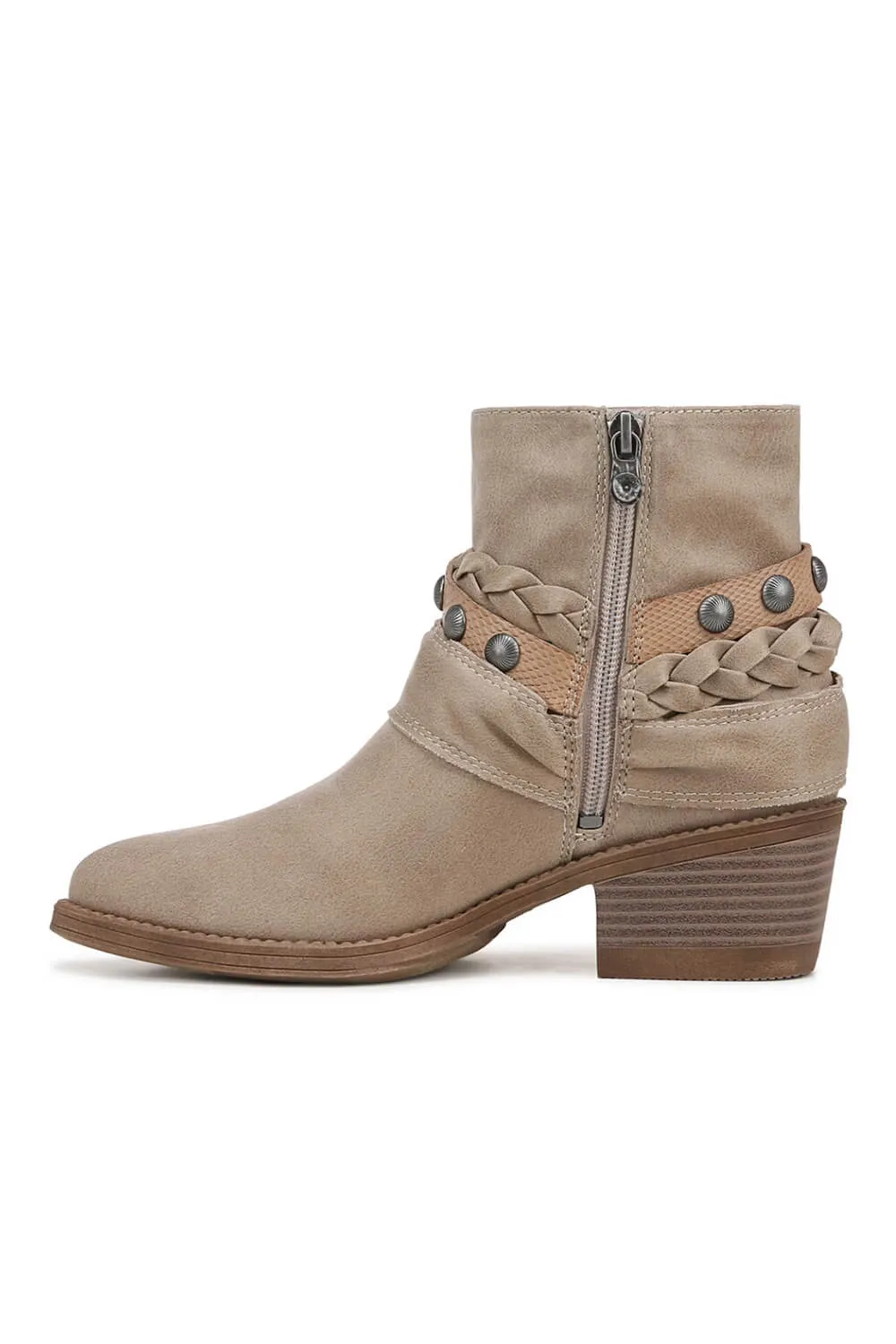 Blowfish Malibu Rally Western Booties for Women in Mushroom | J1705M1