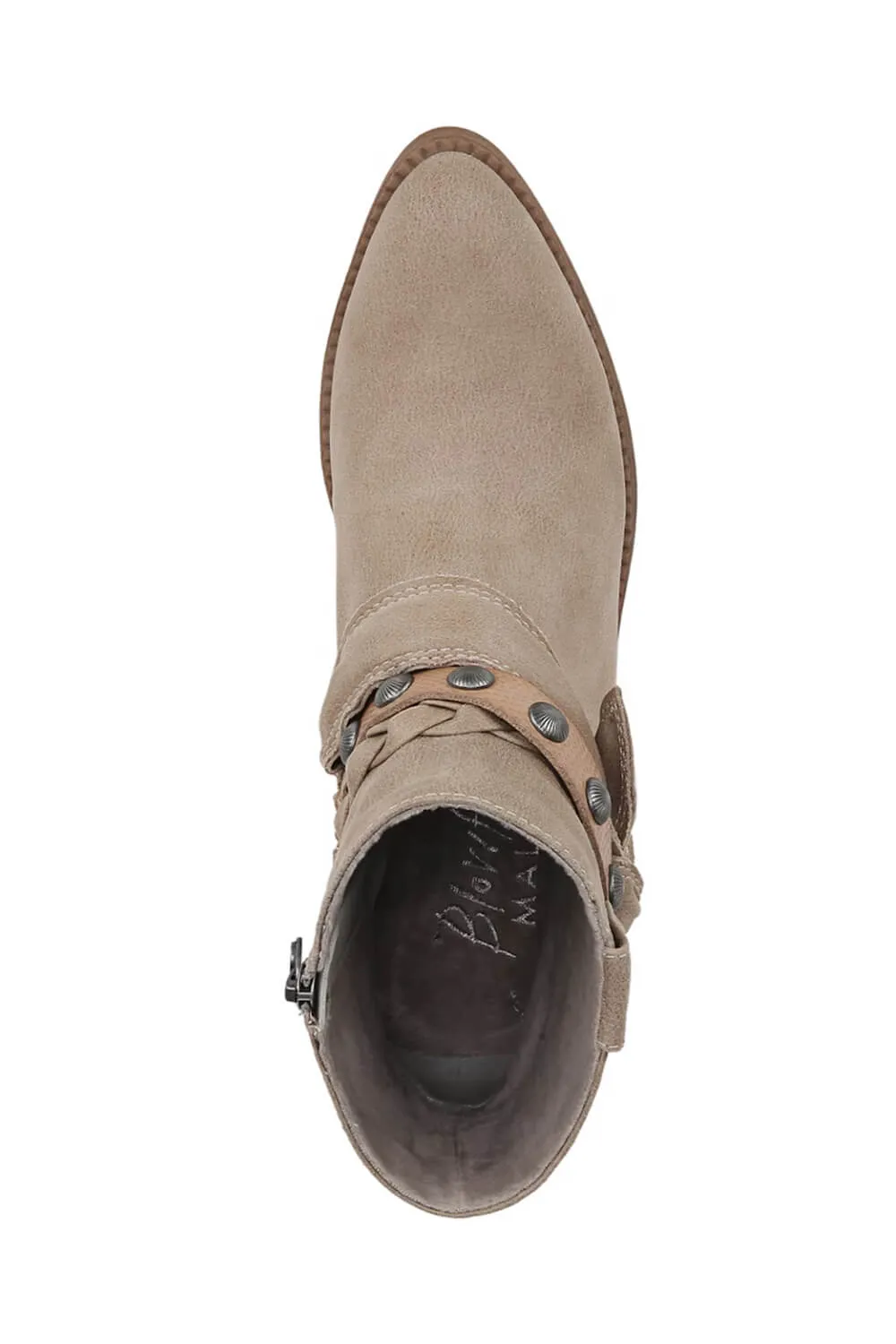 Blowfish Malibu Rally Western Booties for Women in Mushroom | J1705M1