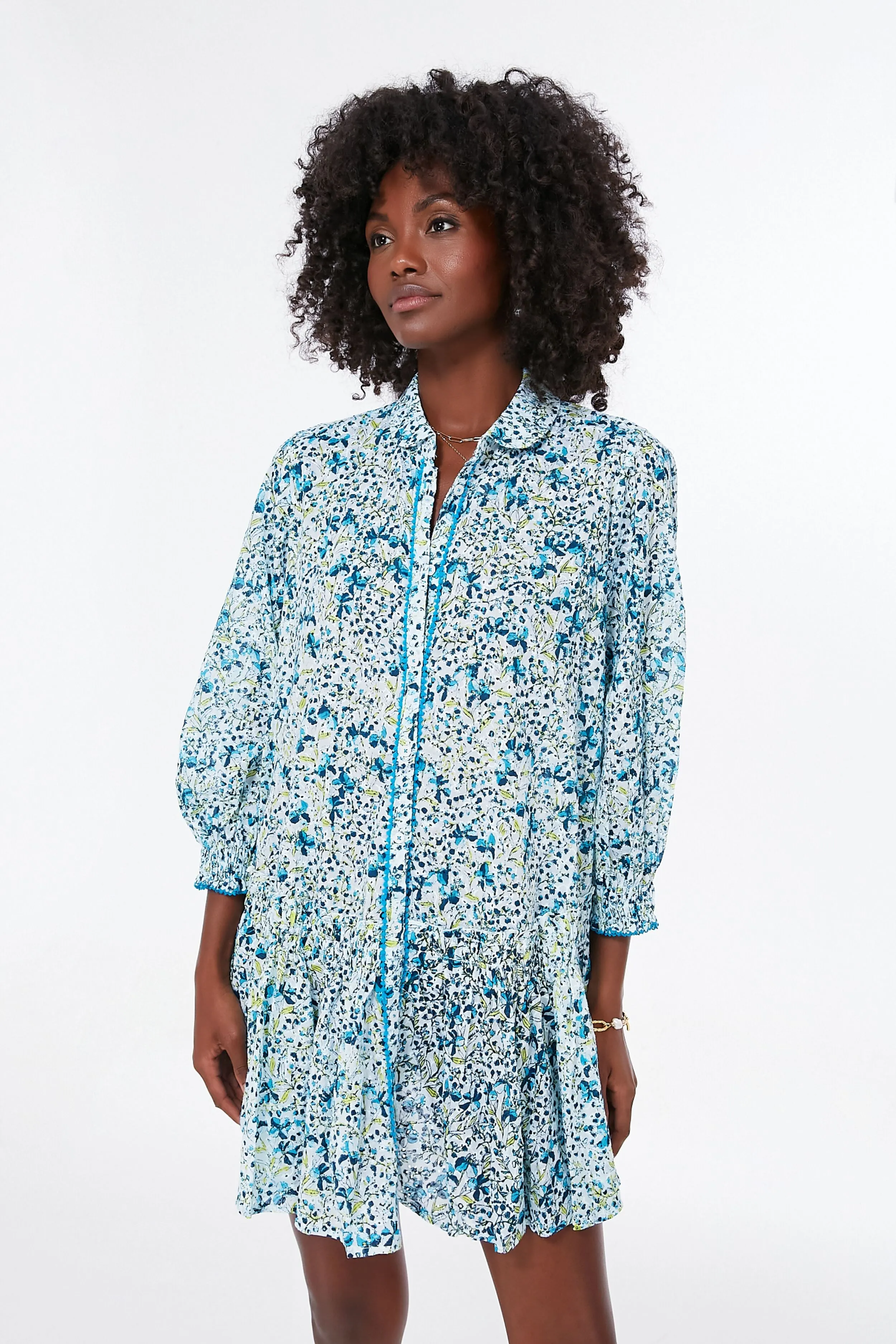 Blue Jonquille Tesorino Mini Dress