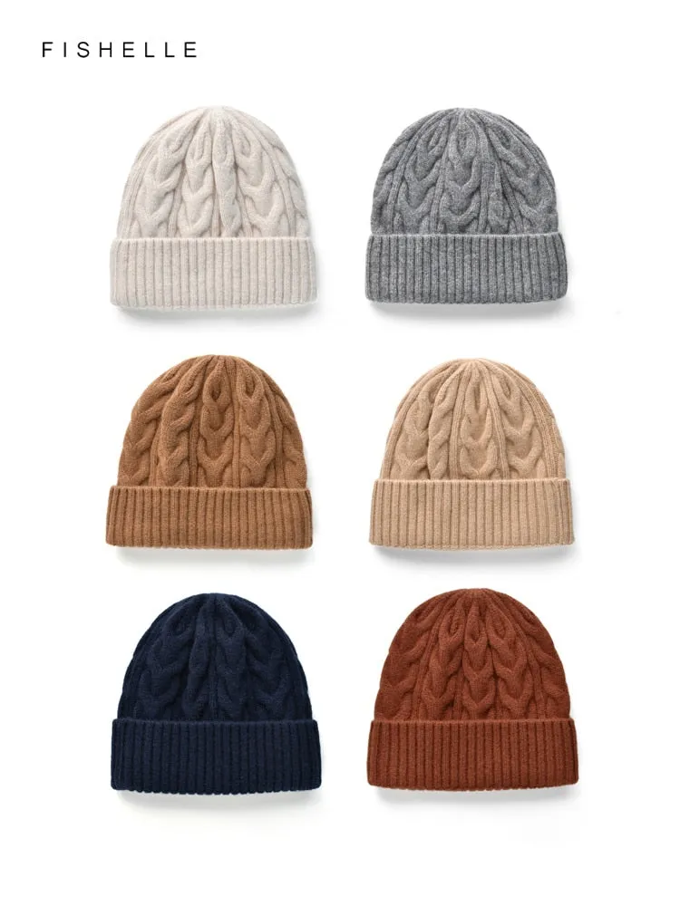 Boho Warm Knitted Wool Beanie