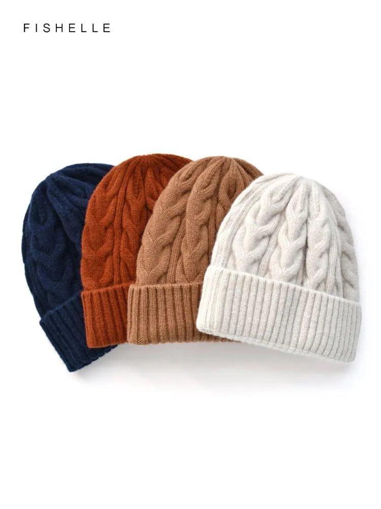 Boho Warm Knitted Wool Beanie