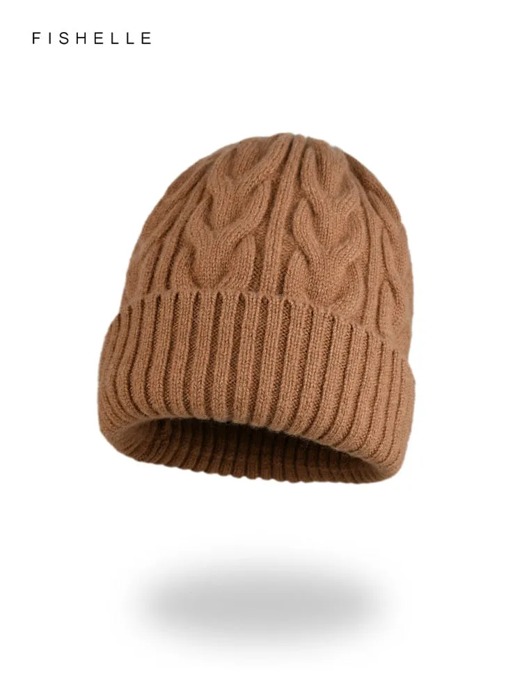 Boho Warm Knitted Wool Beanie