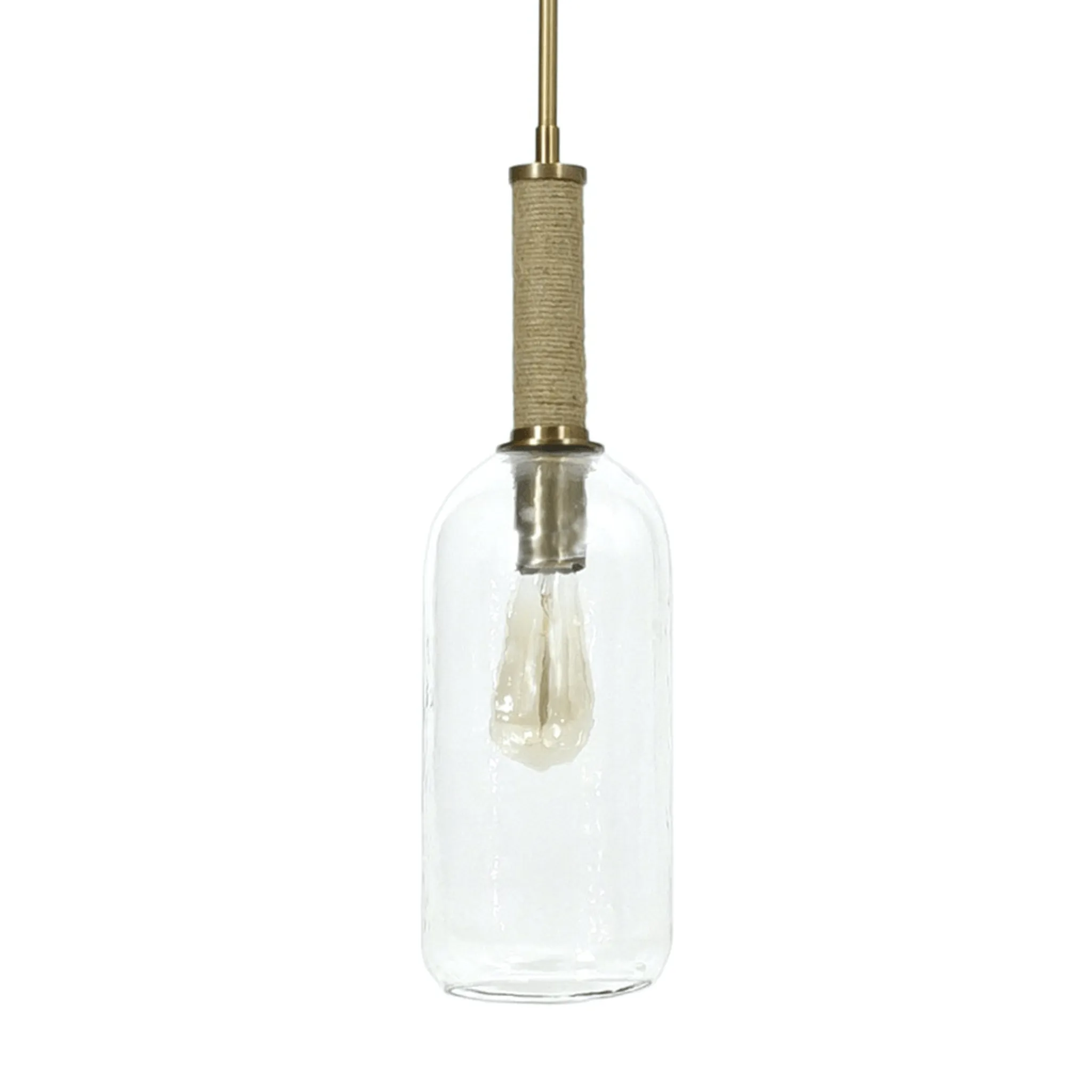 Branton Brass Pendant - Long