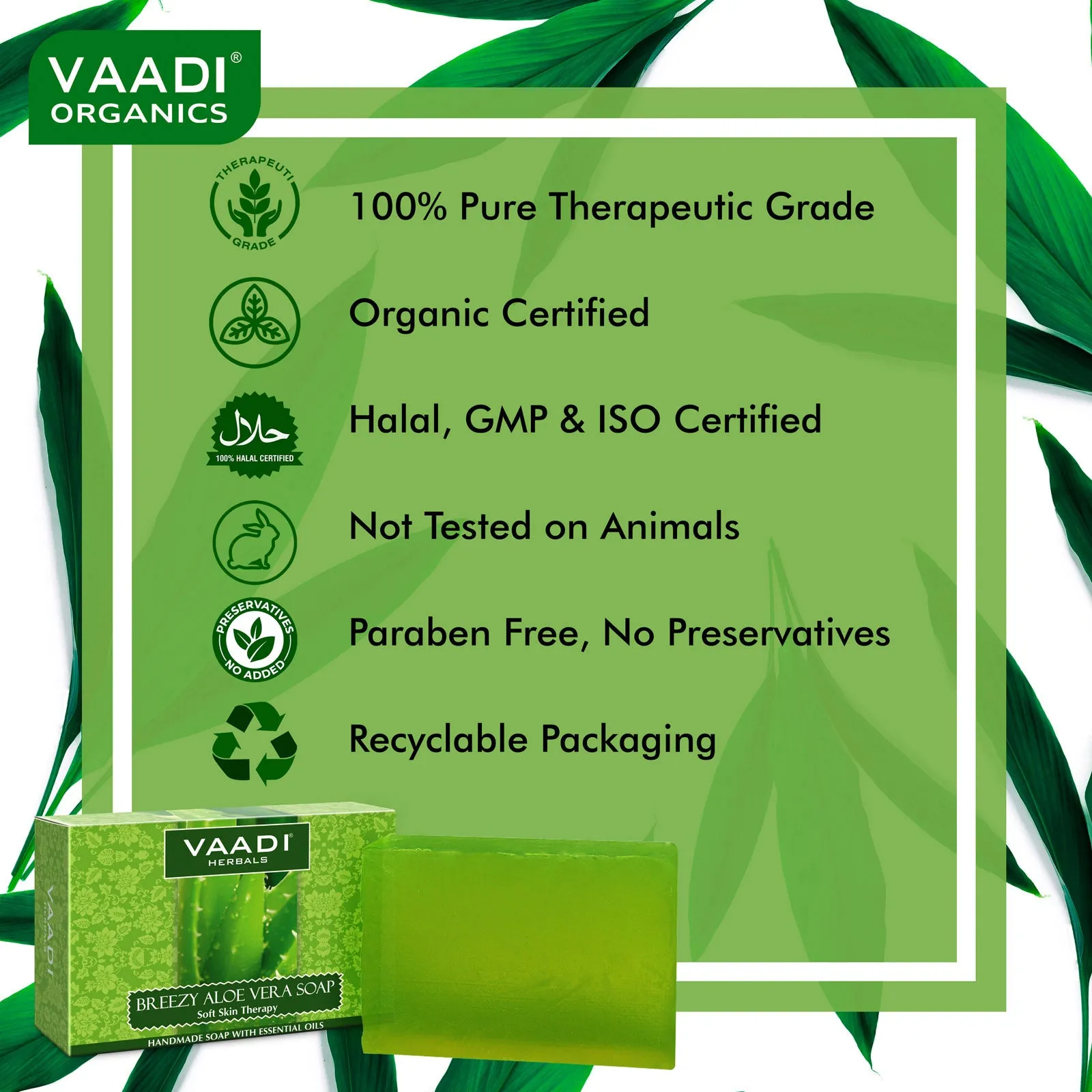 Breezy Aloe Vera Soap (75 gms)