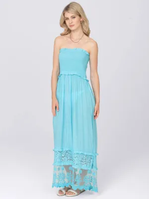 Cadiz Dress in Pale Turquoise