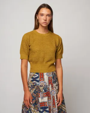 calibra top - chartreuse