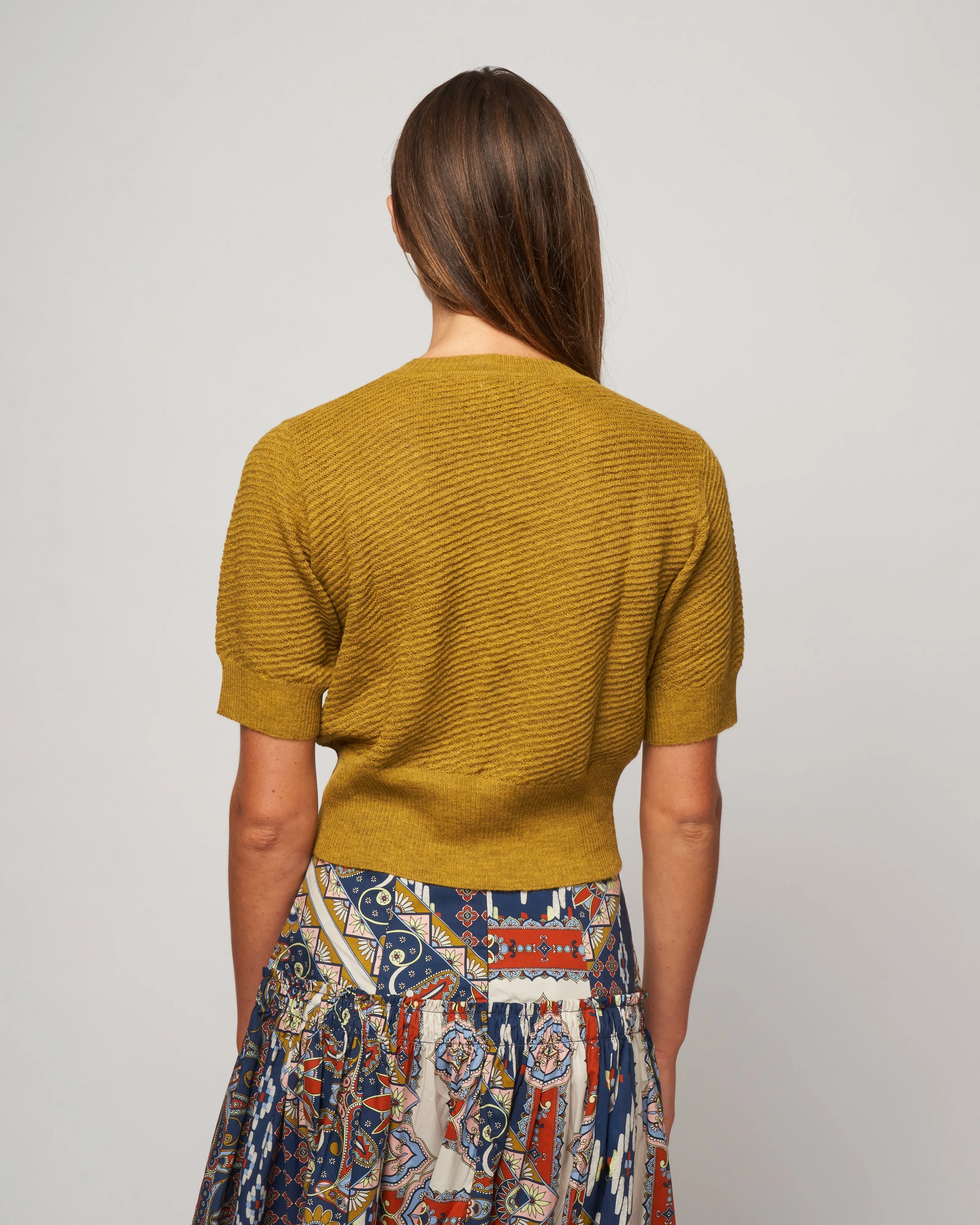 calibra top - chartreuse