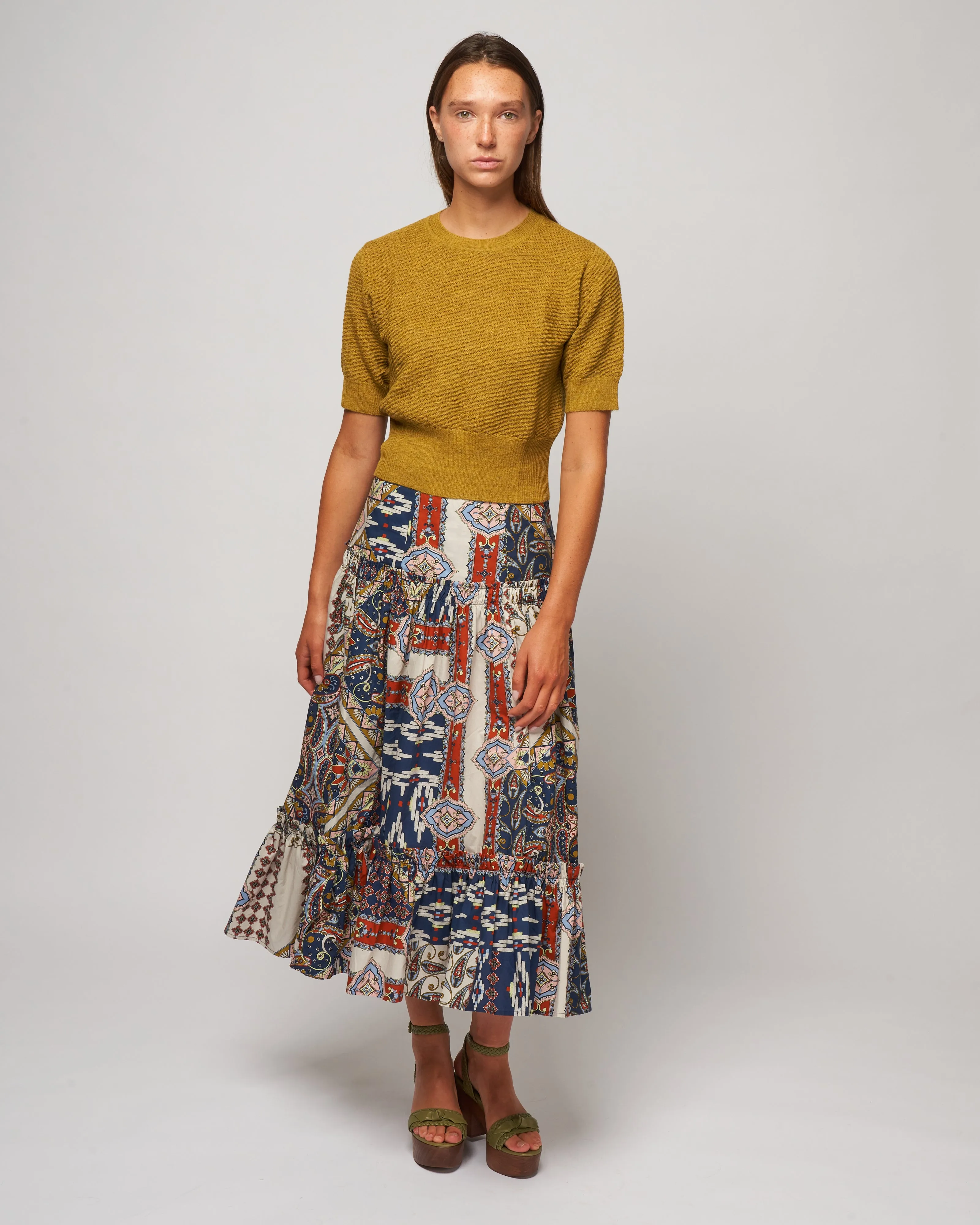 calibra top - chartreuse