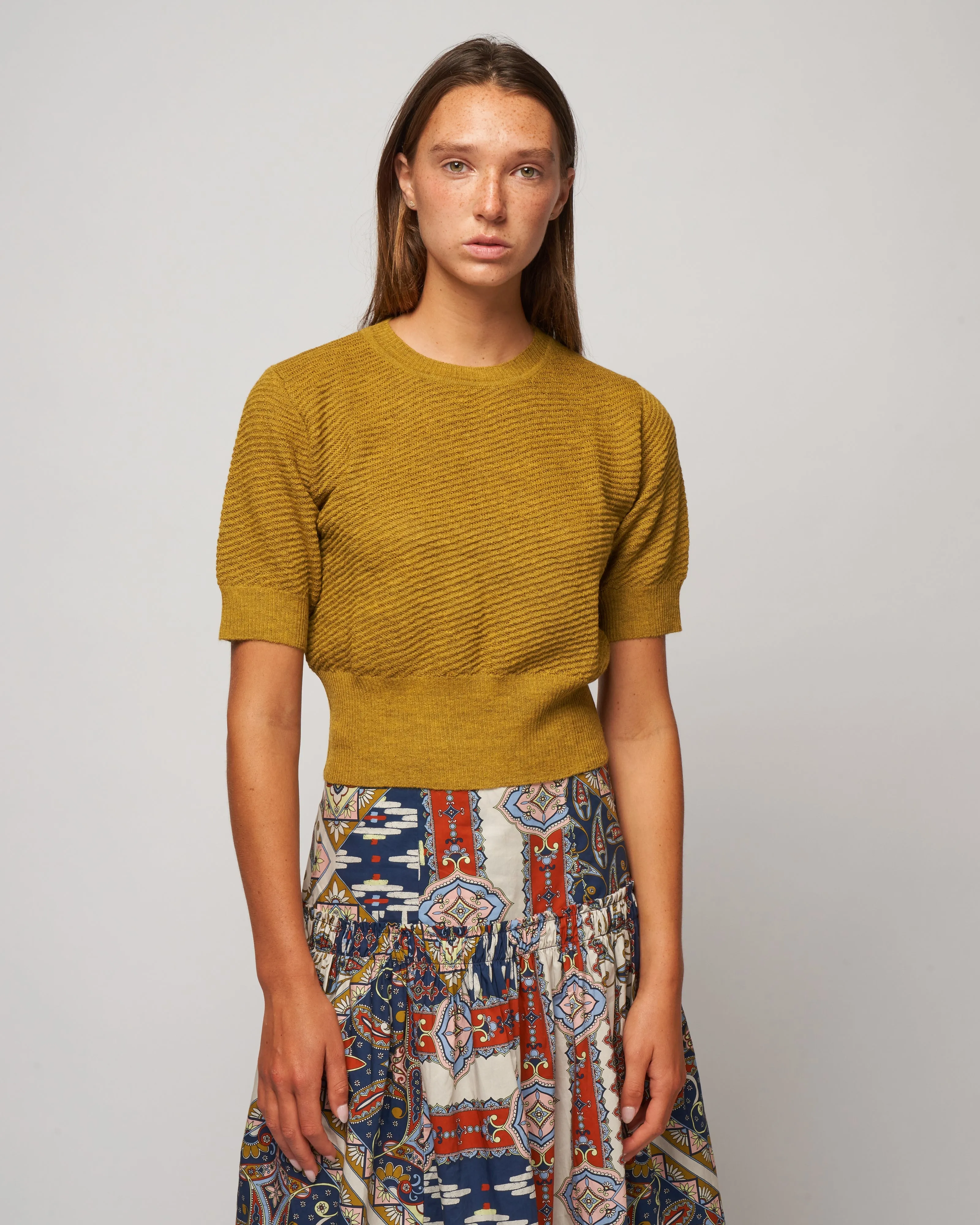 calibra top - chartreuse