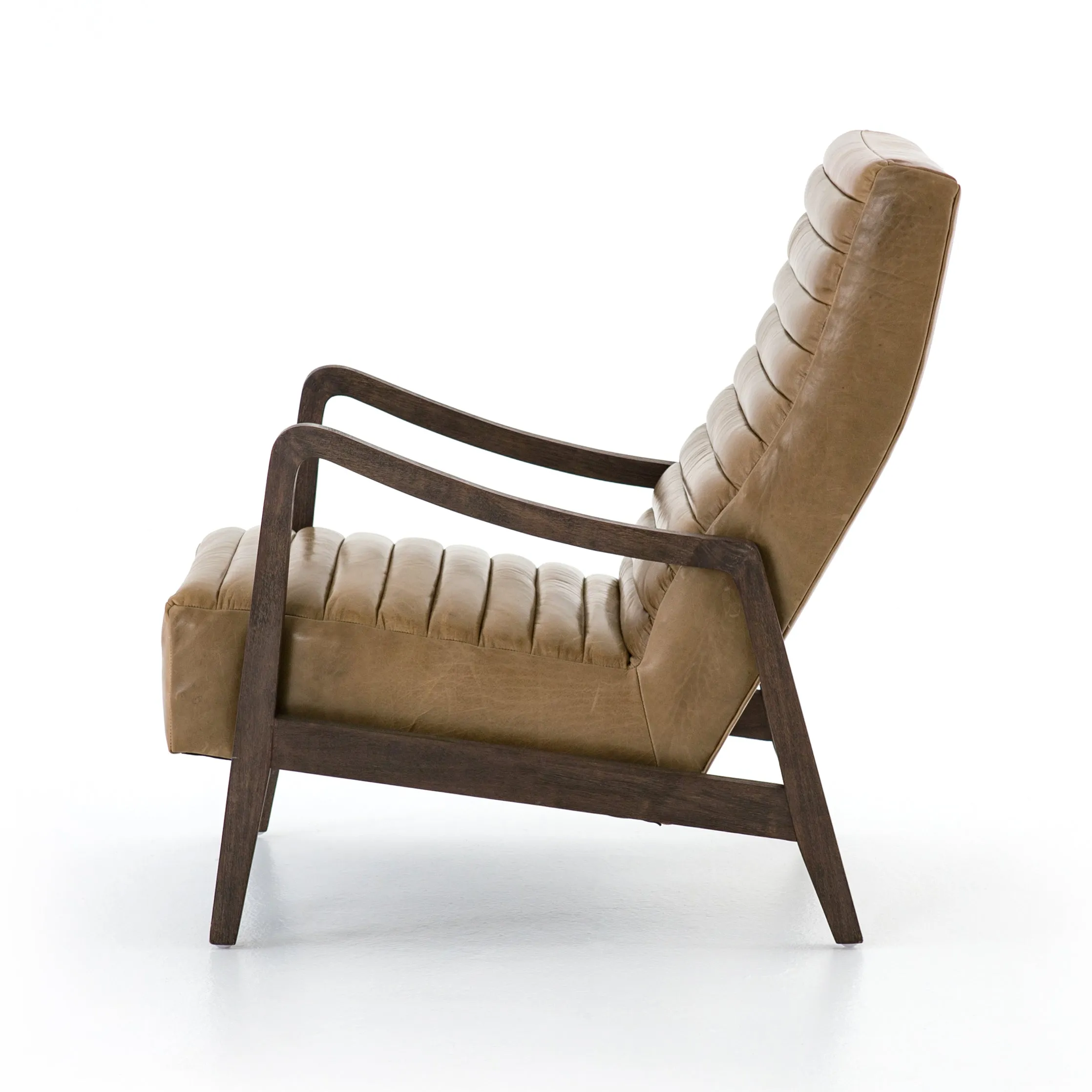 Chance Leather Chair, Dakota Warm Taupe
