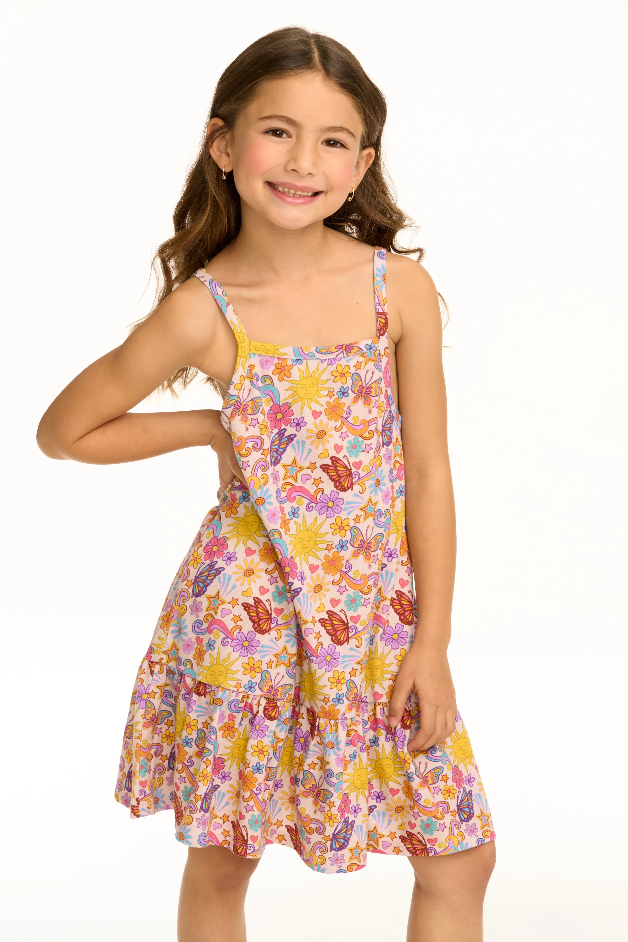 Chaser Helena Sunny Days Print Dress