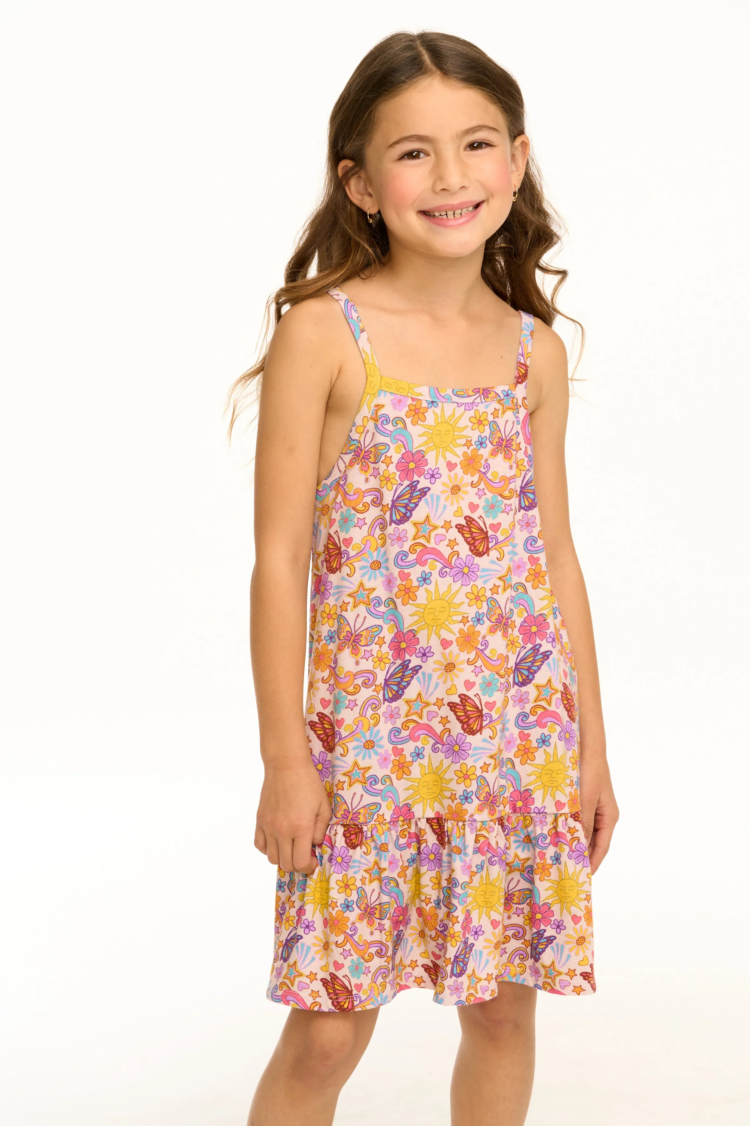 Chaser Helena Sunny Days Print Dress