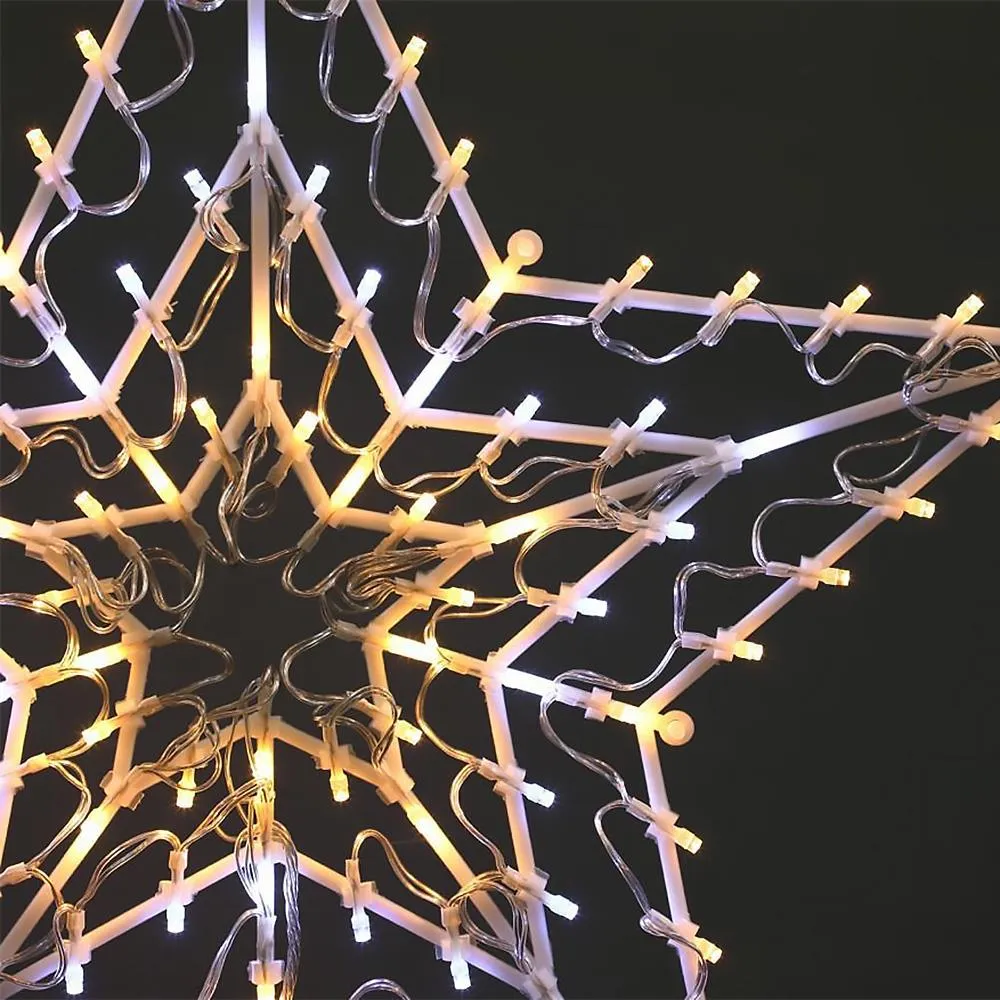 Christmas LED Light Star Silhouette Warm White