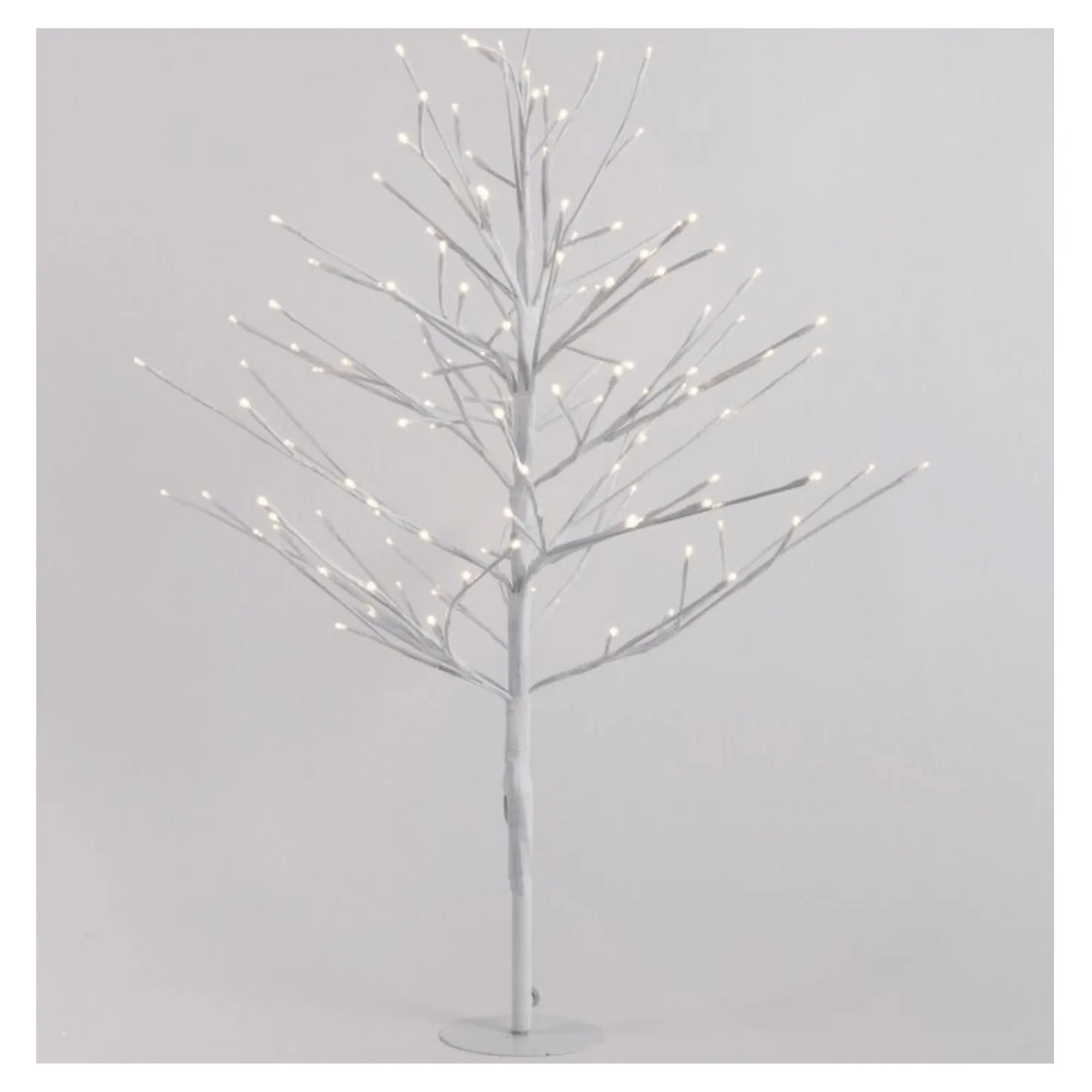 Christmas Tree White LED Warm White Lights 90cm