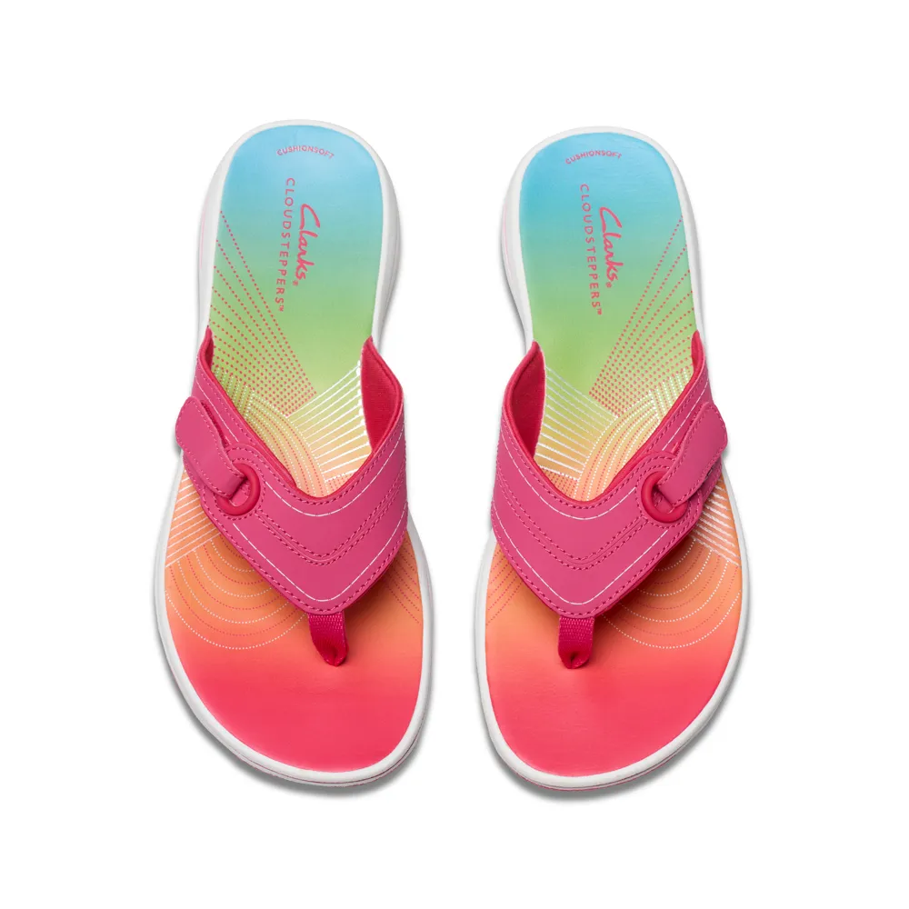 Clarks - Brinkley Reyna - Bright Pink Ombre - Sandals
