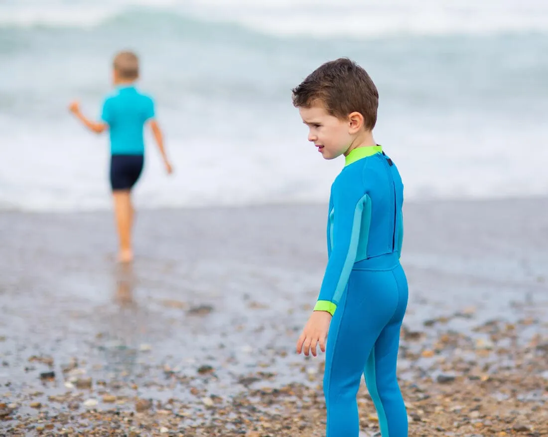 Combinaison Néoprène Natation  Jeune Enfant - TI WARM - Bleue