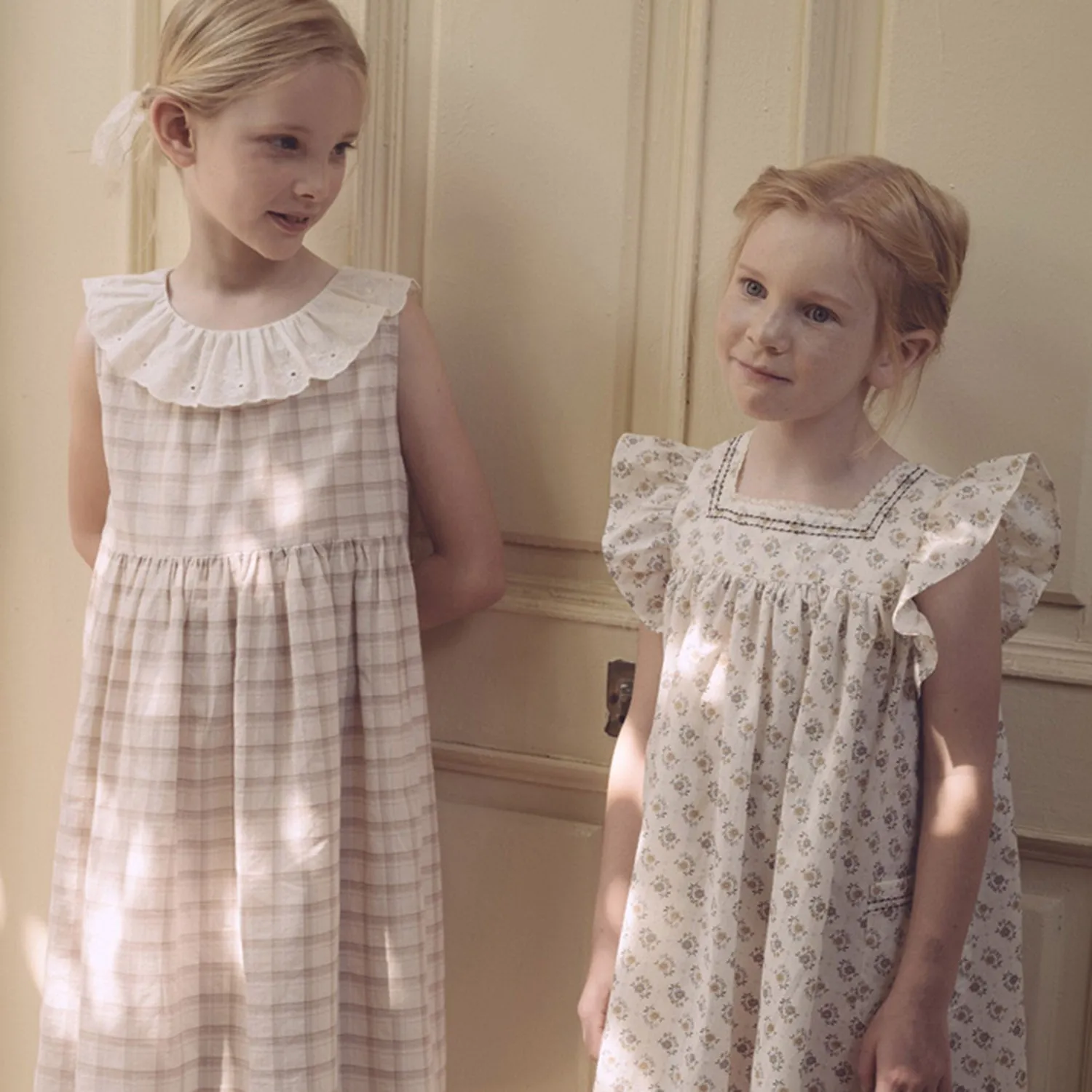 Cotton Molly Dress - Beige