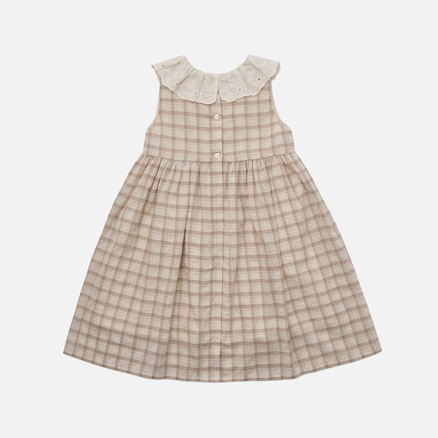 Cotton Molly Dress - Beige
