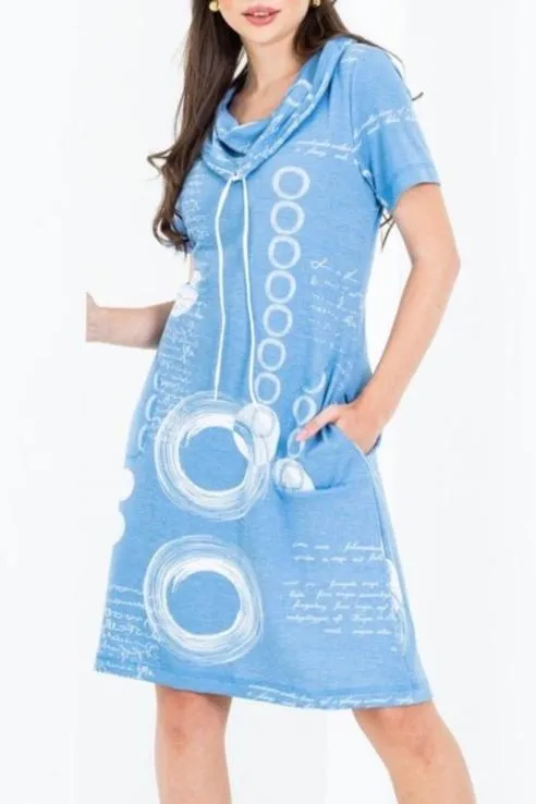 Cowl Neck Dress