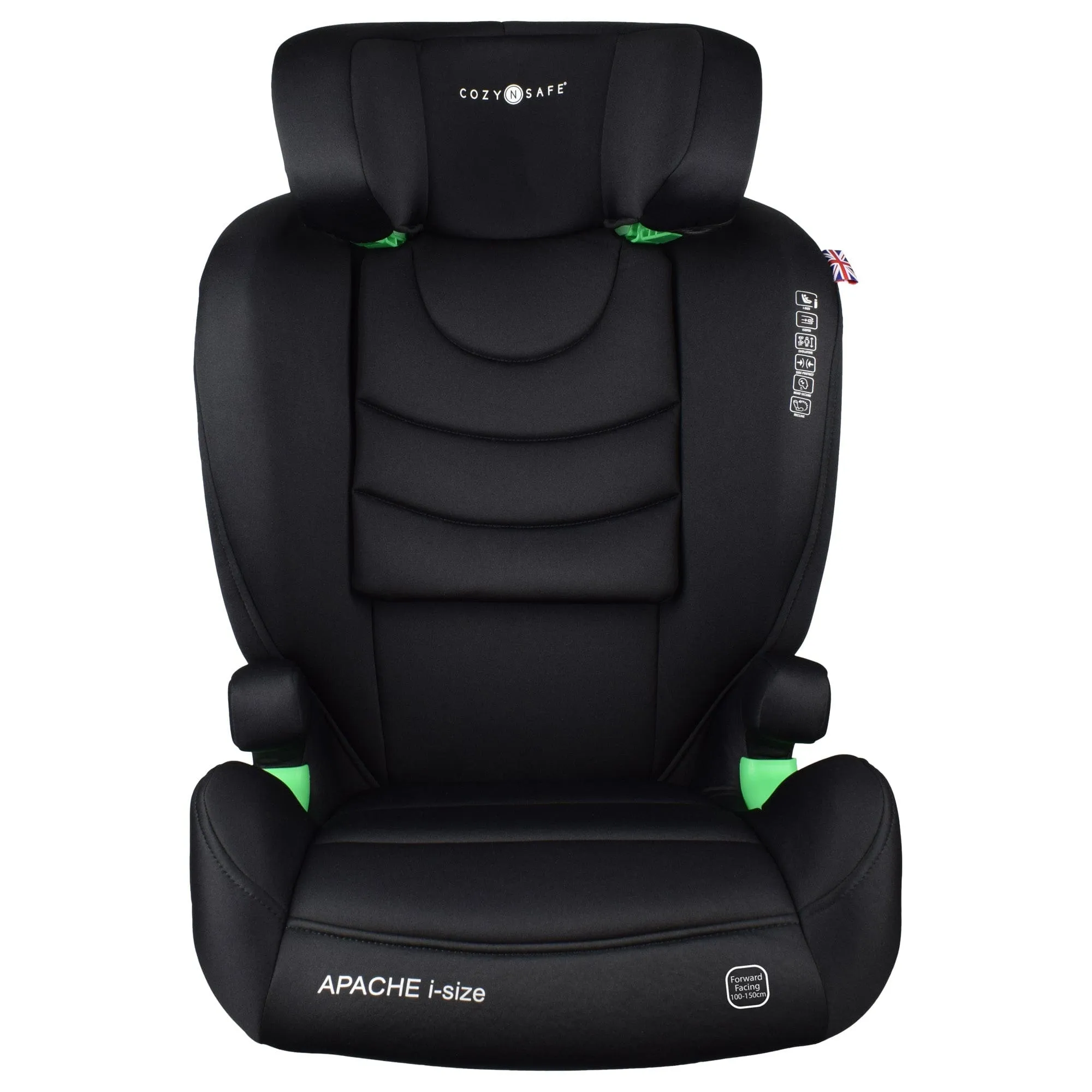 Cozy N Safe Apache i-Size 100-150cm - Onyx