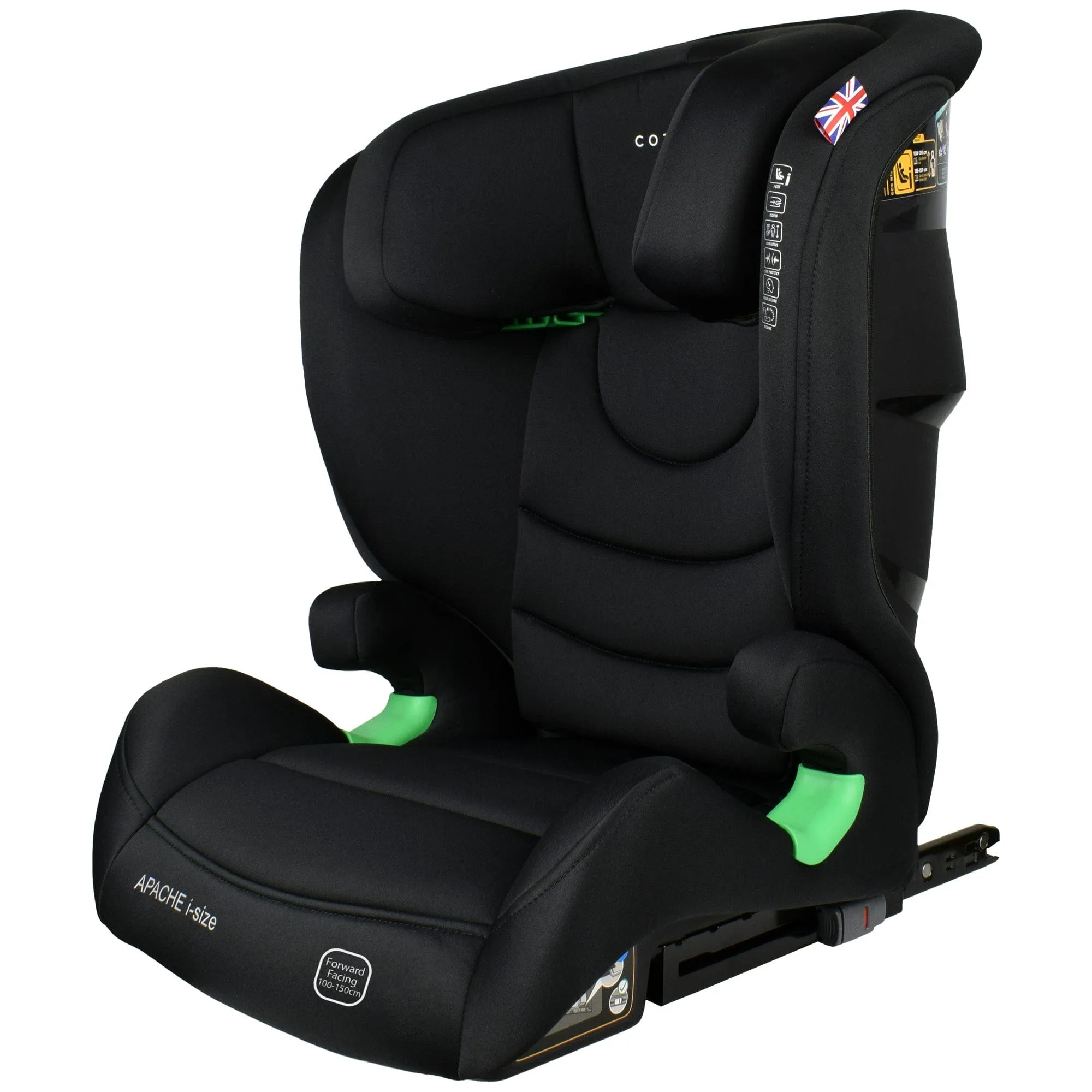 Cozy N Safe Apache i-Size 100-150cm - Onyx