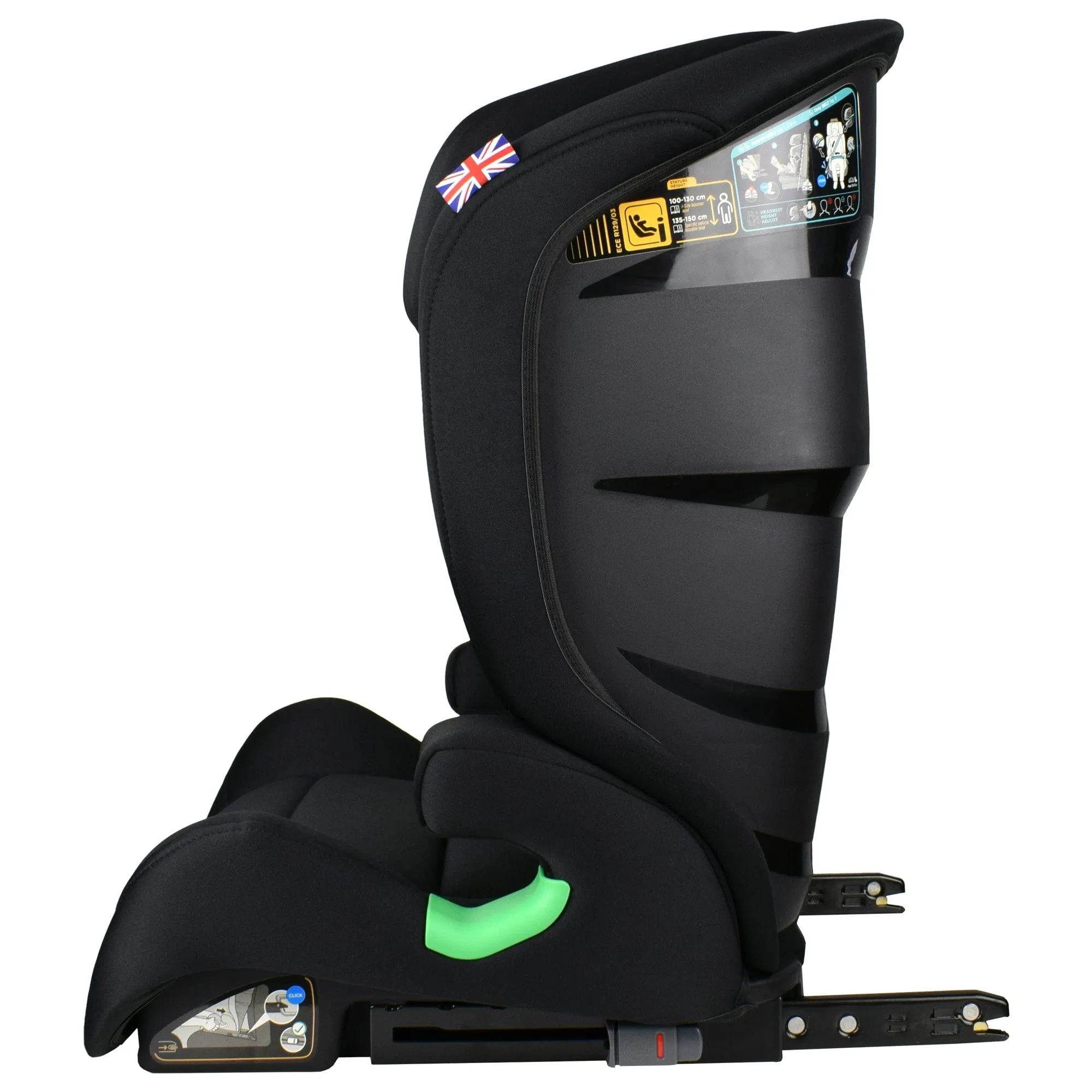 Cozy N Safe Apache i-Size 100-150cm - Onyx
