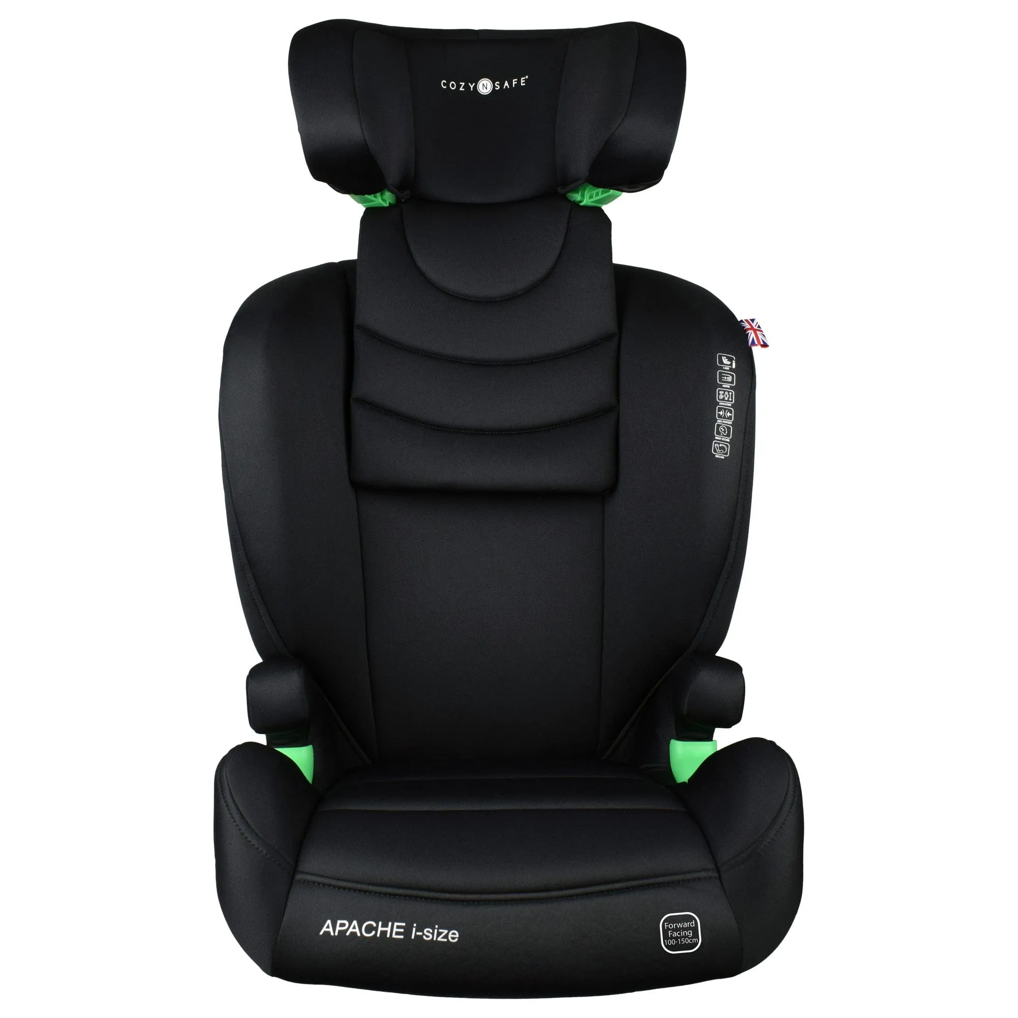 Cozy N Safe Apache i-Size 100-150cm - Onyx