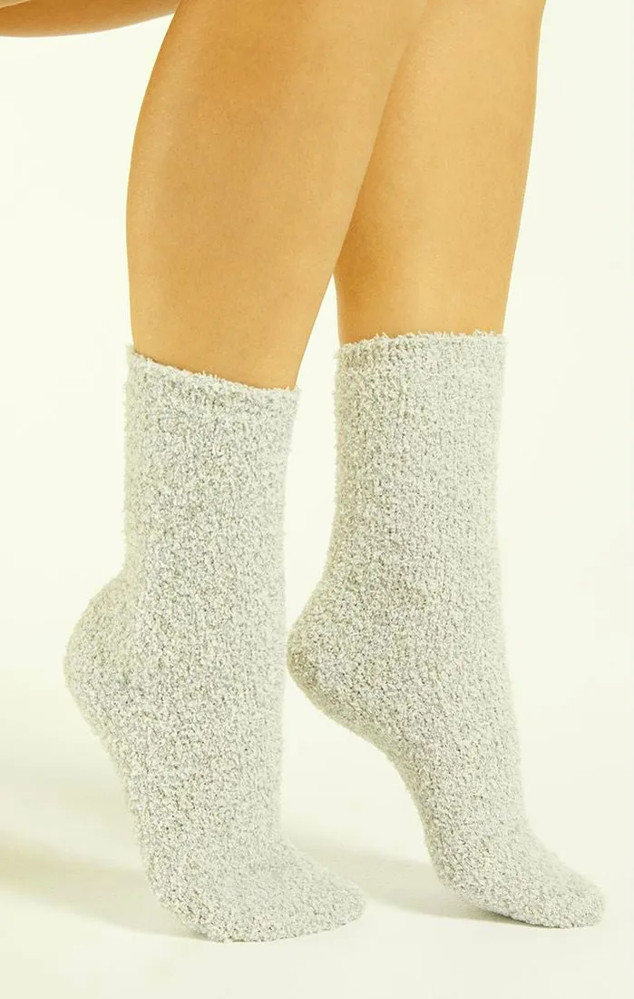 Cozy plush socks (2-pack) agave green