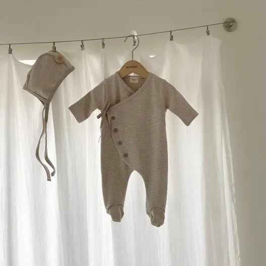 Cozy Romper with Bonnet